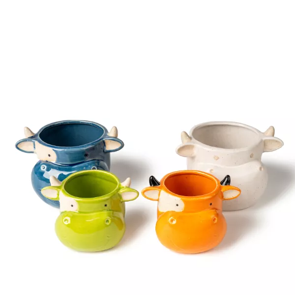 Gyvūnų keramikos žvakidė