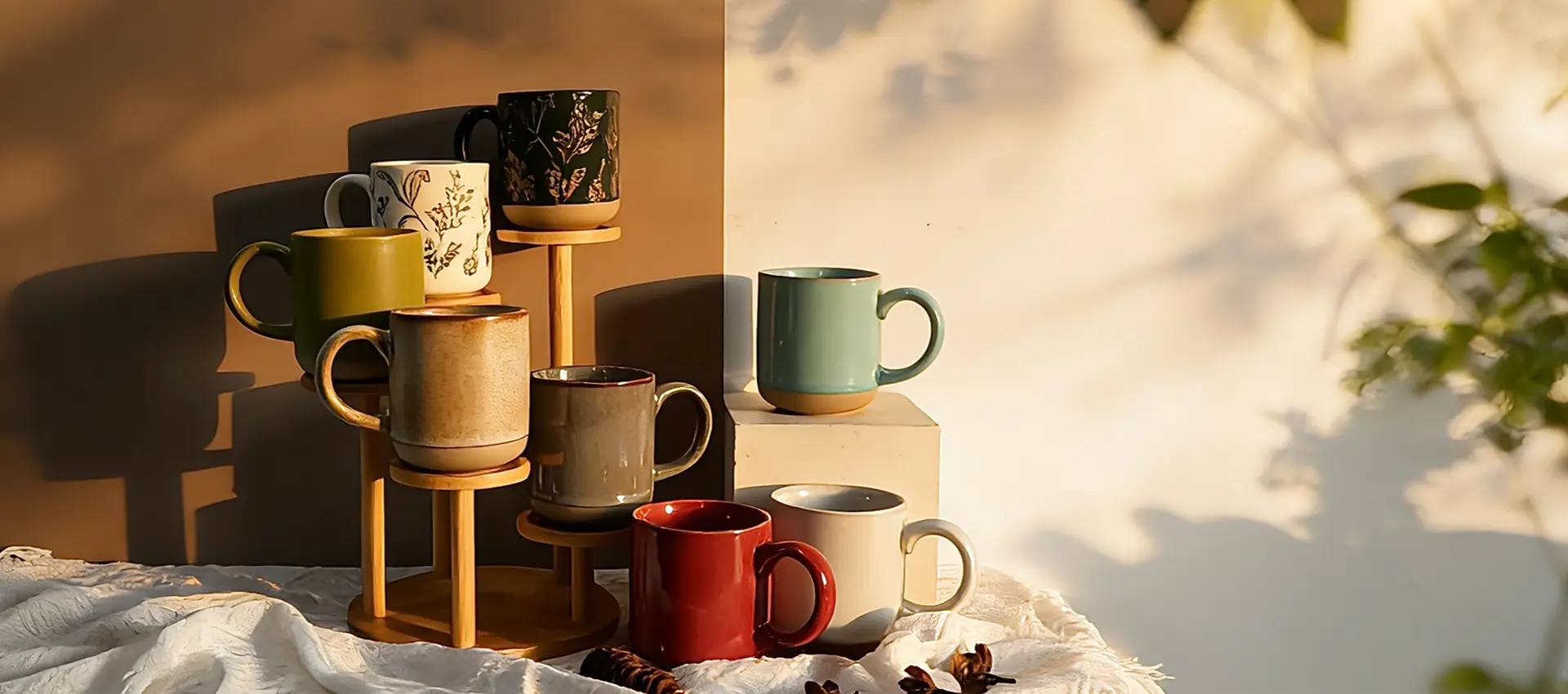 Aukščiausios kokybės rankų darbo keraminiai stalo įrankiai