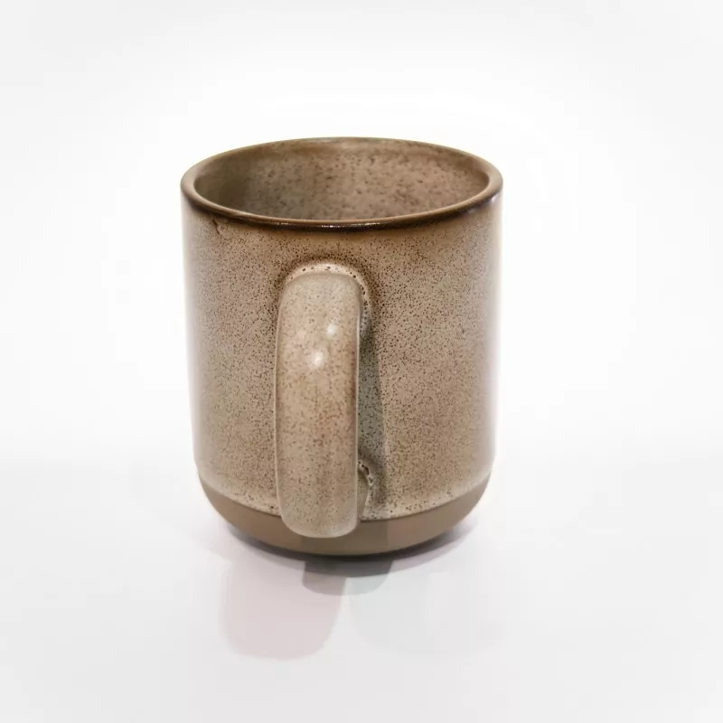 Paprastas modernus keramikinis kelioninis puodelis